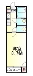 クレイノティアラ57196の物件間取画像